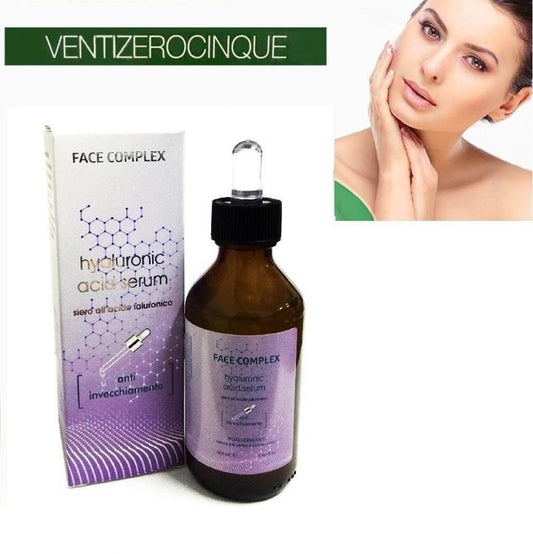 Face Complex Siero Viso (Acido Ialuronico) Anti Rughe 100Ml Fonte Di Giovinezza