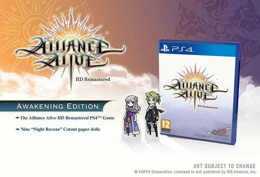 The Alliance Alive Hd Remastered - Awakening Edition Ps4 Italiano Play Station 4