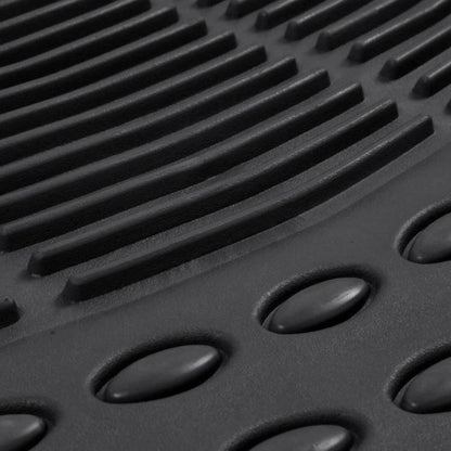 Top Drive Set 4 Tappetini Per Auto Tappeti Universali In Gomma Impermeabili Neri