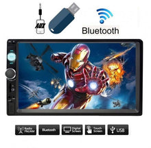 Autoradio 2 Din 7" Player Mp5 TOUCH SCREEN STEREO BLUETOOTH USB SD AUX - NO GPS