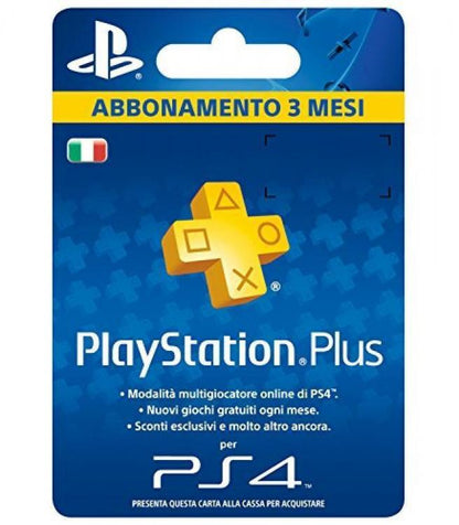 Playstation Plus Card Hang Abbonamento Psn Da 3 Mesi - 90 Giorni Sony Ps4 Codice