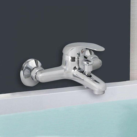 Rubinetto Vasca A Parete Miscelatore Con Innesto Doccia Bagno Cromato Bari-52928