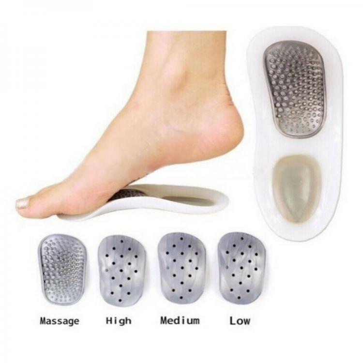 COPPIA SOLETTE WALKFIT PLANTARI ORTPEDICI POSTURALE UNISEX 6 RIALZI SCAMBIABILI