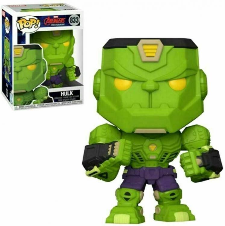 Funko Pop Marvel Avengers Mech Strike 833 Hulk Vinyl Da Collezione Action Figure