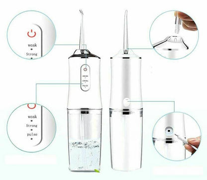 Idropulsore Dentale Professionale Portatile Per Pulizia Denti Orale Pulitore Pps