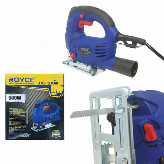 Seghetto Alternativo 900W Taglierina Velocita' Regolabile Taglio 80Mm Rjs-900