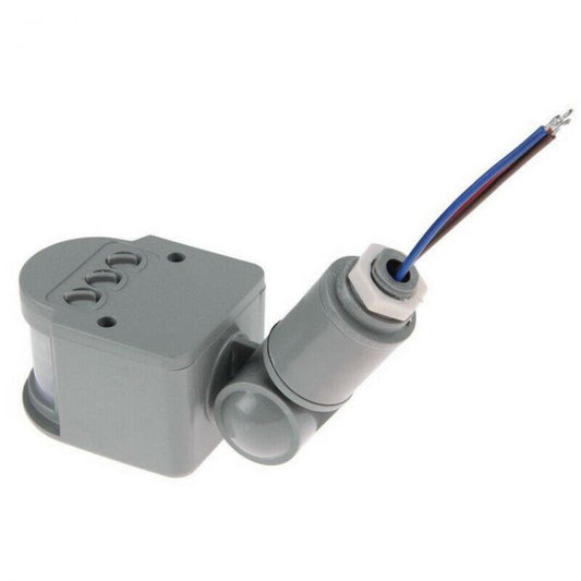 Sensore Di Movimento Infrarossi 180 Pir 220V Rilevatore Crepuscolare Fari Led-Gr