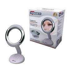 Termozeta - Specchio Luminoso Led Make-Up Pieghevole Trucco Ingrandimento Bianco