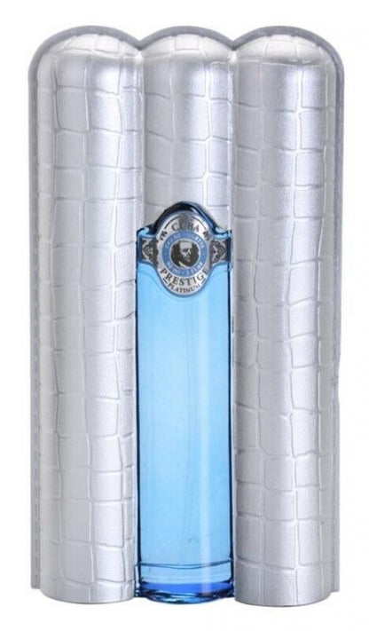 CUBA PRESTIGE PLATINUM PROFUMO DA UOMO EAU DE TOILETTE SPRAY EDT 90ml SIGARO