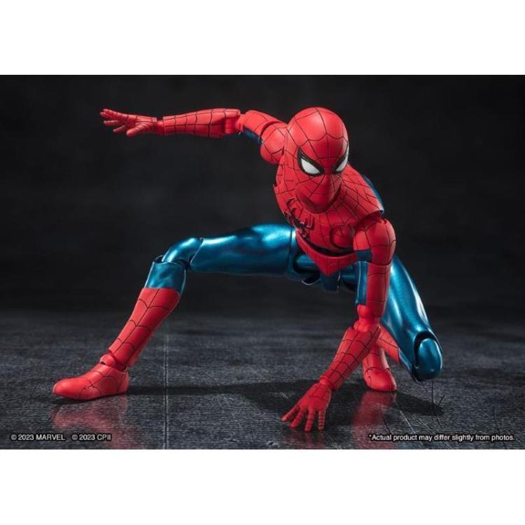 BANDAI SH FIGUARTS : SPIDER-MAN NO WAY HOME NEW RED E BLUE ACTION FIGURE MARVEL