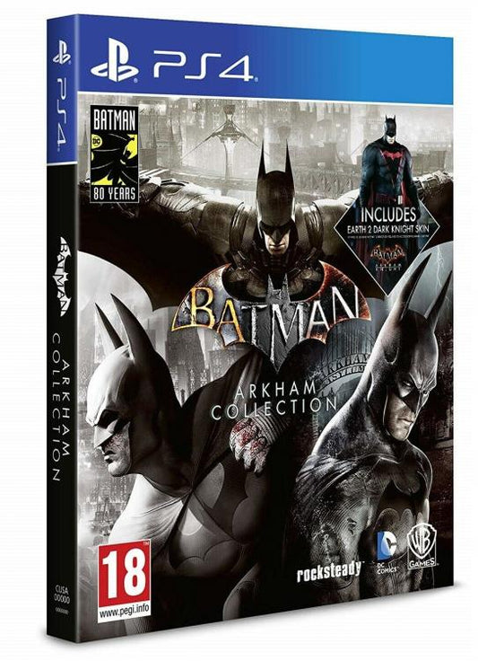 BATMAN ARKHAM COLLECTION STEELBOOK LIMITED EDITION PS4 PLAYSTATION 4 ITALIANO