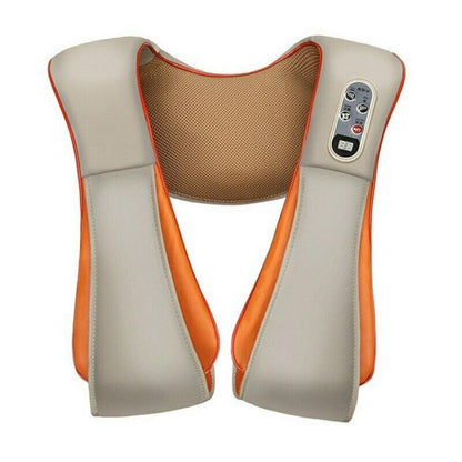 Massaggiatore Cervicale Shiatsu Rotante Collo Gambe Glutei Schiena Riscaldante