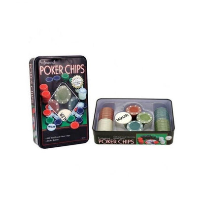 Set Completo 100 Fiches Texas Hold'Em-Poker Black Jack + Dealer Gioco Da Tavolo