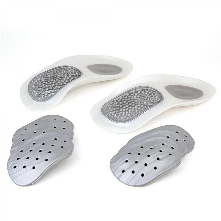 COPPIA SOLETTE WALKFIT PLANTARI ORTPEDICI POSTURALE UNISEX 6 RIALZI SCAMBIABILI