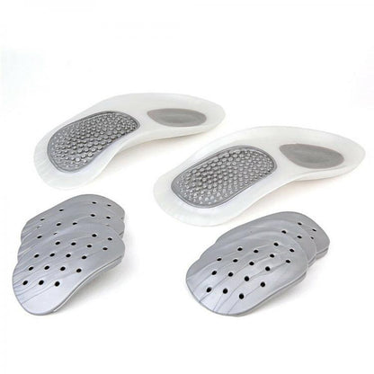 COPPIA SOLETTE WALKFIT PLANTARI ORTPEDICI POSTURALE UNISEX 6 RIALZI SCAMBIABILI