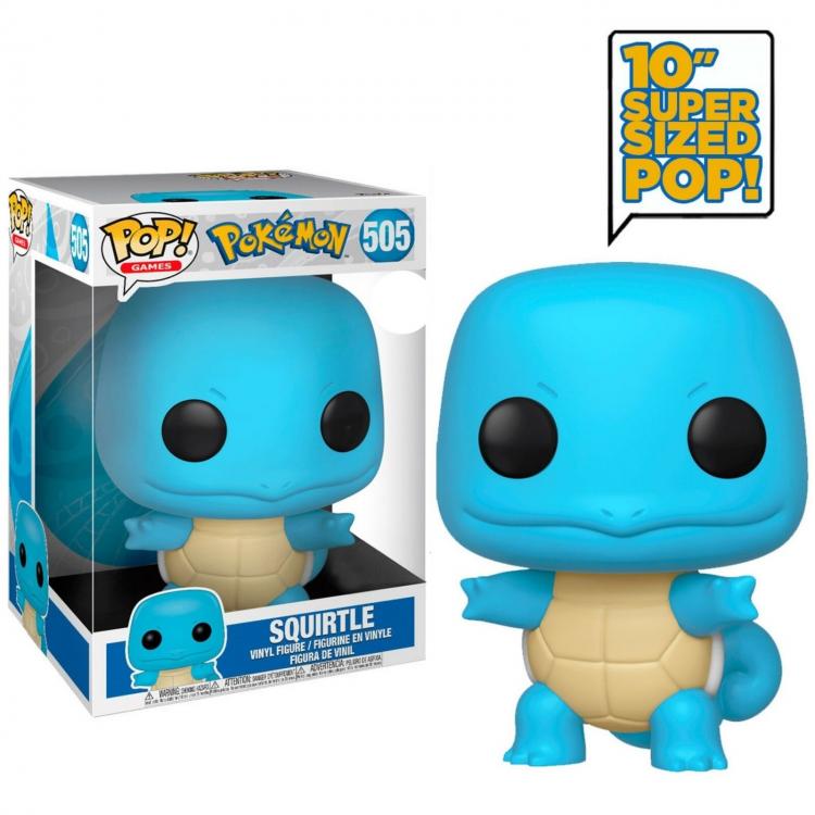 Funko Pop ! Games Pokemon  - Jumbo Squirtle (505) 25Cm Vinyl Figure Super Sized