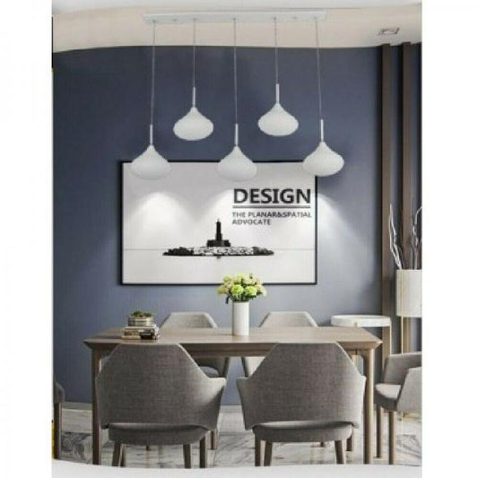 Lampada Da Soffitto A Sospensione 3 Toni Di Luce 38W 76W Goccia V In Metallo