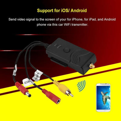 Trasmettitore Video Av Wifi Smartphone Telecamera Retromarcia Auto Cellulare App