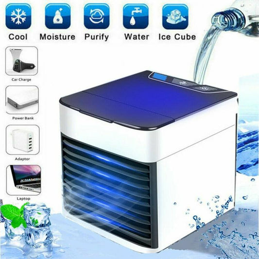 Mini Condizionatore Portatile Ventilatore Tavola Climatizzatore Ad Acqua Ghiacci