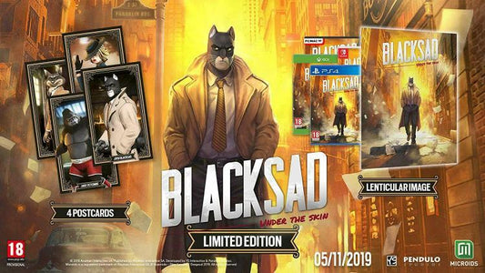 BLACKSAD: UNDER THE SKIN - LIMITED EDITION PS4 ITALIANO GIOCO PLAY STATION 4 PAL