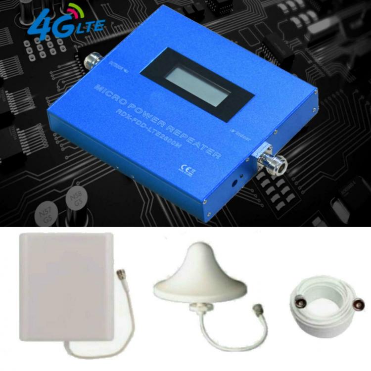 Kit Amplificatore Ripetitore Segnale Gsm 4G 2600Mhz Antenna Vodafone 3 Tim Wind
