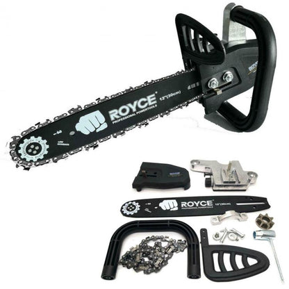 Kit Adattatore Da Smerigliatrice Barra 12" Flex A Sega Elettrica Catena Motosega