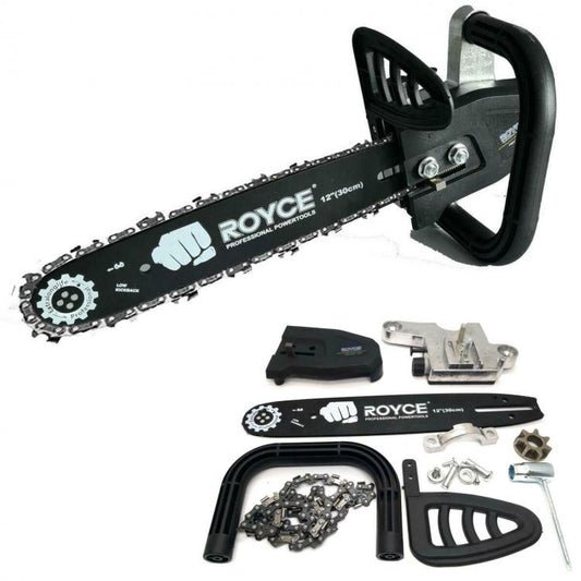 Kit Adattatore Da Smerigliatrice Barra 12" Flex A Sega Elettrica Catena Motosega