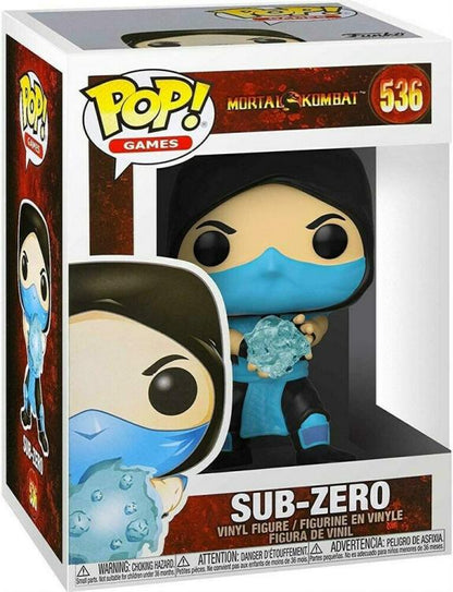Funko Pop Mortal Kombat 536 - Sub-Zero Vinyl Action Figure Statuetta Collezione