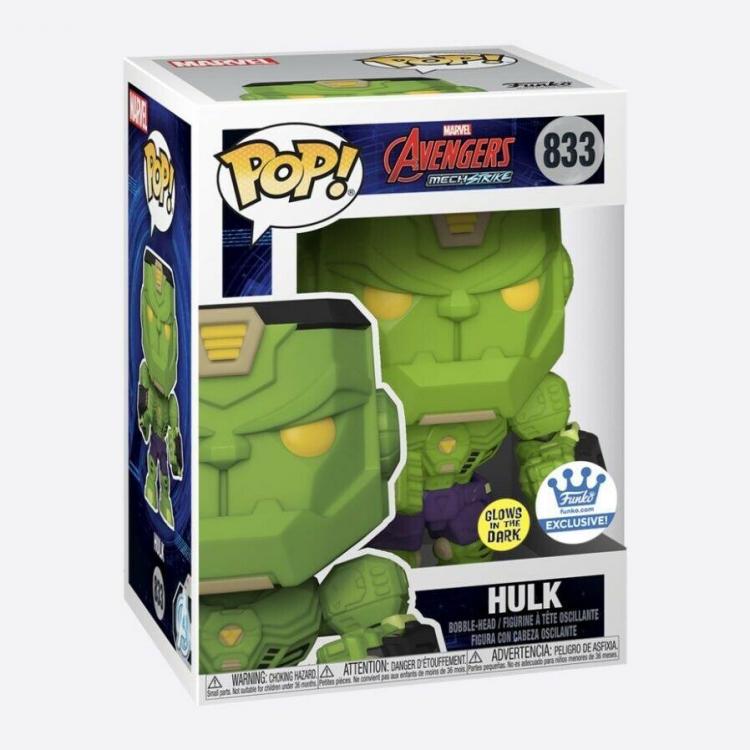 Funko Pop Marvel Avengers Mech Strike 833 Hulk Vinyl Da Collezione Action Figure