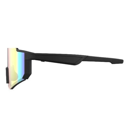 Nilox Occhiali Smart Sportivi GLEN con Audio Open-Ear, Altoparlanti Integrati, Controllo Vocale Siri e Google, Lenti con Filtro Luce Blu, Design Ergonomico e Resistente IPX5