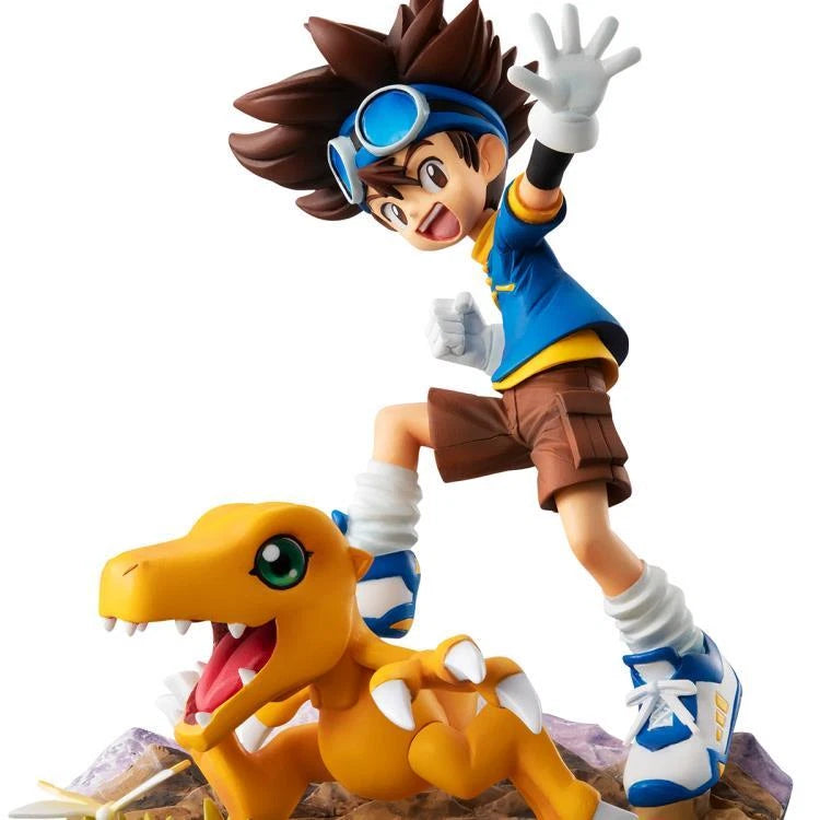 Bandai Megahouse: Digimon Adventure Taichi Yagami & Agumon 20th Anniversary - Figure 12cm