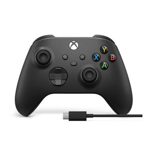 Controller Microsoft Xbox Serie X/S Carbon Black Nero Wireless + Cavo USB-C