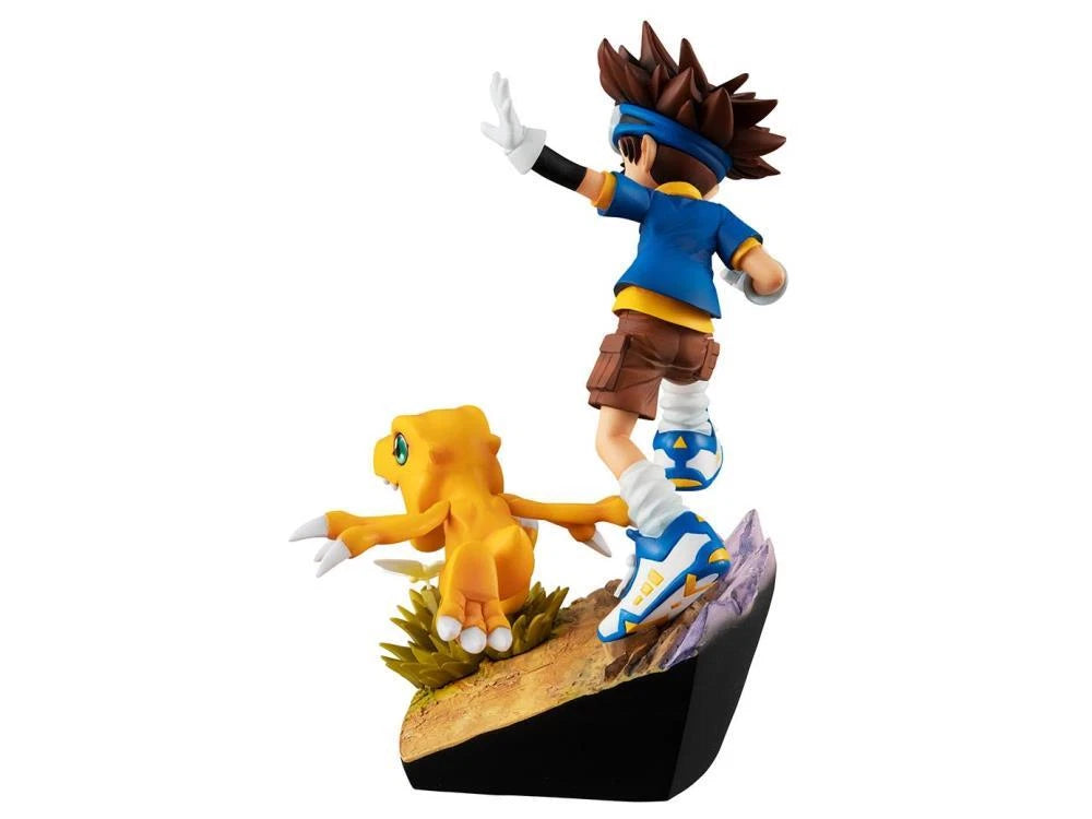Bandai Megahouse: Digimon Adventure Taichi Yagami & Agumon 20th Anniversary - Figure 12cm