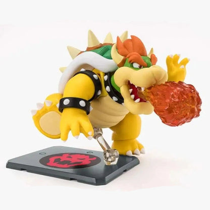 Bandai S.H. Figuarts - Super Mario - Bowser Action Figure da Collezione - 13 cm