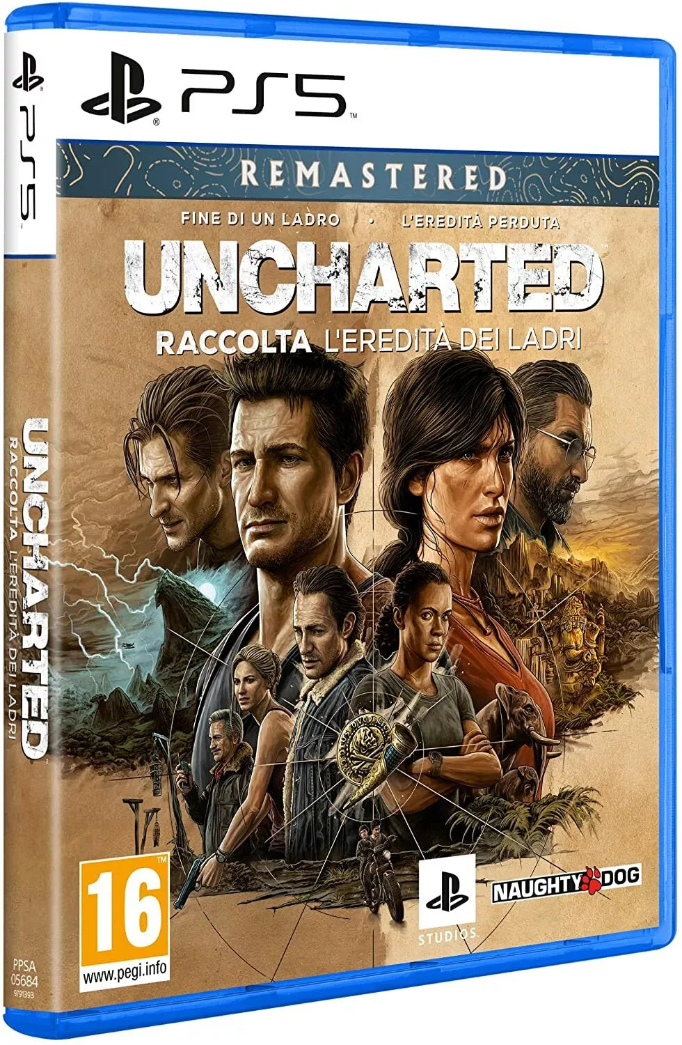 Uncharted Raccolta L'Eredità Dei Ladri Remastered Ps5 Gioco Playstation 5 Ita