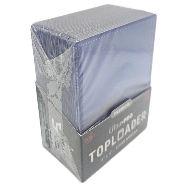 Ultra Pro 25 Toploader Clear Border Premium 3” x 4” –  Protezioni Rigide per Carte