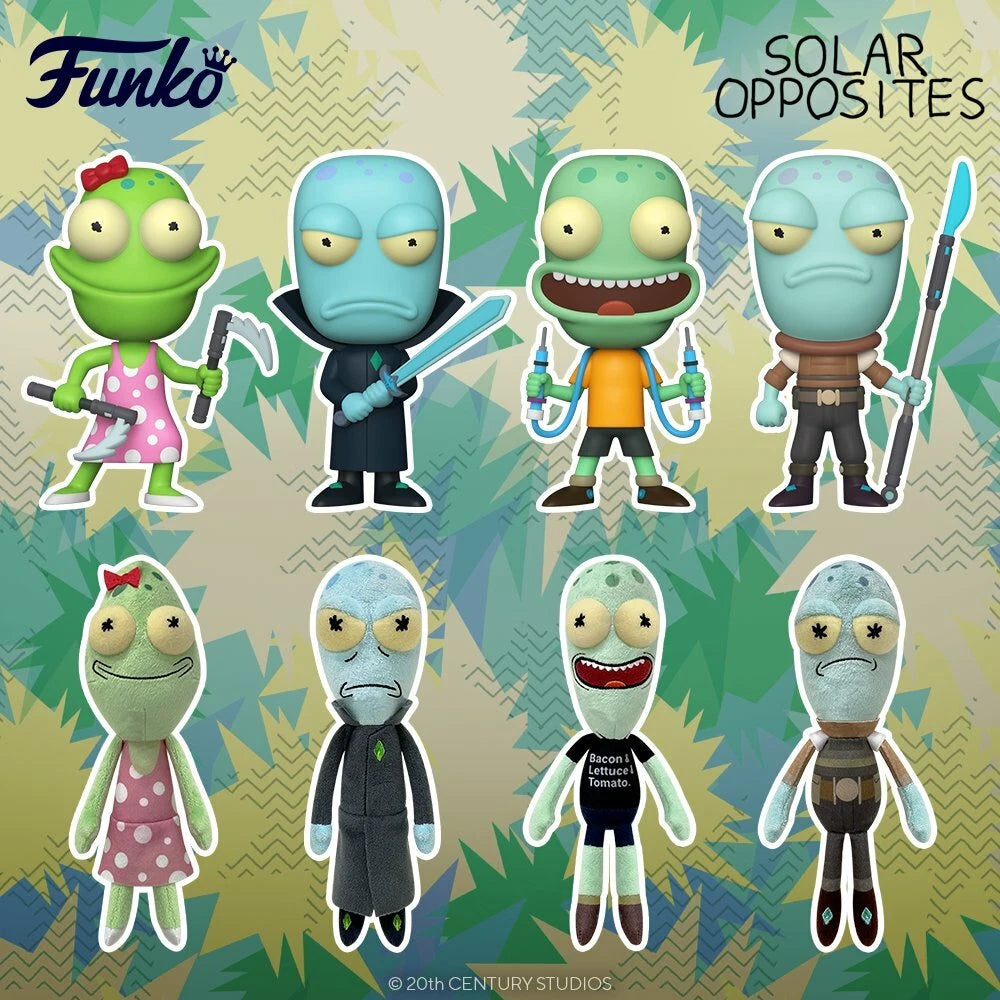 Funko Plush Solar Opposites (Korvo) Peluche Plushies Pop da Collezione 18 cm