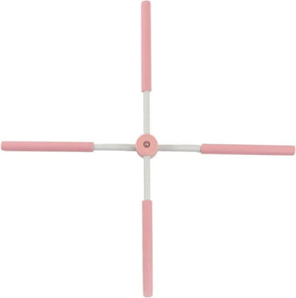 Bastone Correttore Posturale Yoga Stick Attrezzo Postura Colonna Fascia Schiena Rosa
