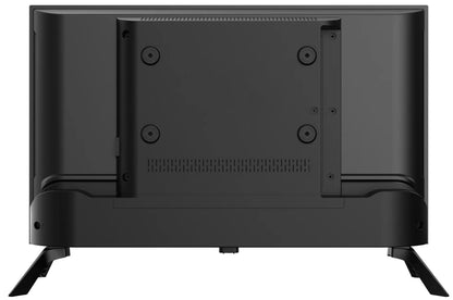 Graetz Smart Tv 24" HD Led Google Tv - DVB-T2-S2-C (220v / 12v Cavo incluso) CI+ - 2 Telecomandi con Funzione Vocale - Ideale per Camper Barca Hotel - GR24G1300
