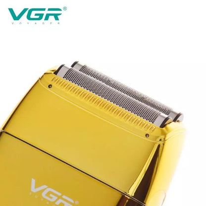 VGR V-399 Rasoio Barba Elettrico Ricaricabile Professionale 2 Lame e Display Led