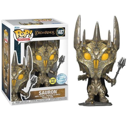 Funko Pop ! Movies Lord Of The Rings - (1487) Sauron Gitd Signore Degli Anelli