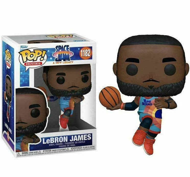 Funko Pop ! Space Jam 2  -(1182) Lebron James Jump Vinyl Figure Nba Looney Tunes