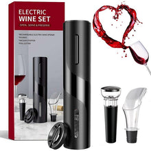Set Apribottiglie Elettrico Automatico Cavatappi Versatore Apri Bottiglie Vino