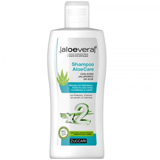 Zuccari Aloe Vera Shampoo Acido Ialuronico Capelli Fragili Spezzati Idrata 200Ml