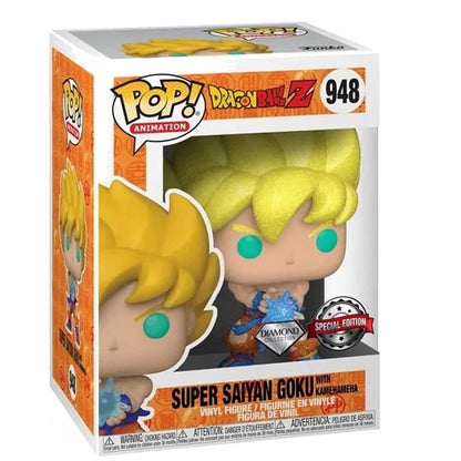 Funko Pop Dragonball Z 948 Super Saiyan Goku Kamehameha Special Diamond Glitter
