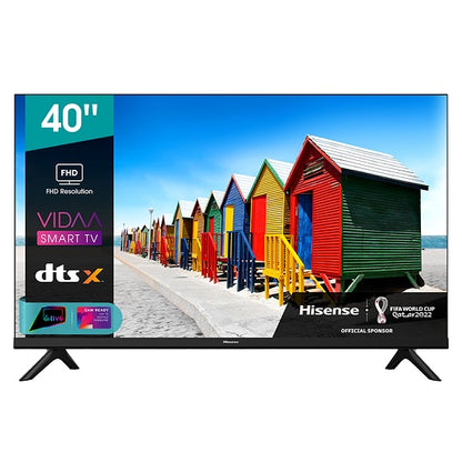 Hisense 40" Smart Tv Full Hd 40A4Cg Android Led Netflix Dazn Disney Prime Nero