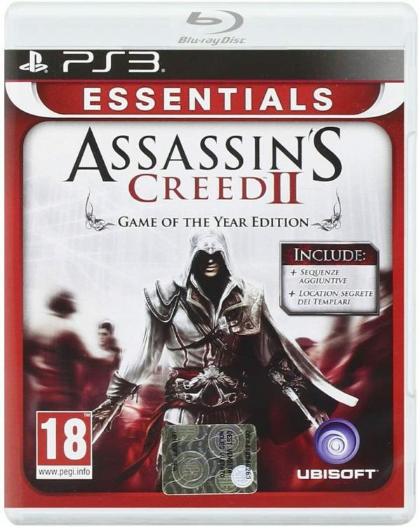 ASSASSIN'S CREED II 2 GAME OF THE YEAR ESSENTIALS PS3 GIOCO NUOVO PLAY STATION 3