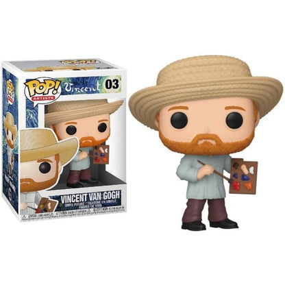 Funko Pop ! Artists Vincent : (03) Vincent Van Gogh Icon Art Figure Vinyl 9Cm