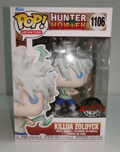 Funko Pop Hunter X Hunter - Killua Zoldyck Godspeed (1106) Aaa Figure Exm Anime