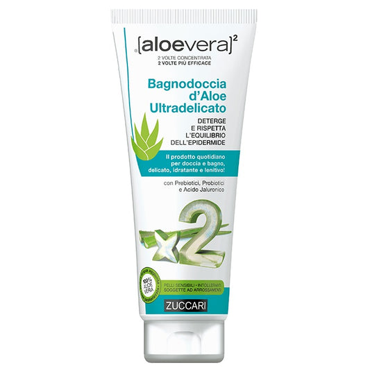 Zuccari Aloe Vera Bagno Doccia Ultradelicato Pelli Sensibili Anti Arrosamento
